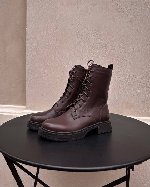Boots BROOK (chocolate leather) 36 fur
