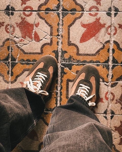 Sneakers NOSTALGIA (khaki-biege) 36